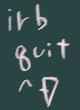 irb終了