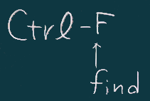 Ctrl-F