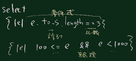 selectの用法