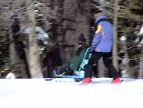 Sit-ski for Severe disabilities